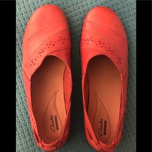 Clark’s shoes, 11W leather upper